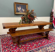 Load image into Gallery viewer, Antique French Farmhouse Bench Banquette Seating Window Seat c.1920s-30