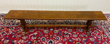 Load image into Gallery viewer, Antique French Farmhouse Bench Banquette Seating Window Seat c.1920s-30