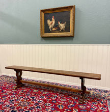 Load image into Gallery viewer, Antique French Farmhouse Bench Banquette Seating Window Seat c.1920s-30