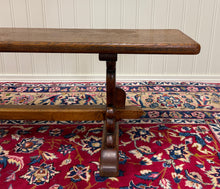 Load image into Gallery viewer, Antique French Farmhouse Bench Banquette Seating Window Seat c.1920s-30