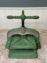Load image into Gallery viewer, Antique Victorian Cast Iron Bookbinding Press Screw Nipping Press