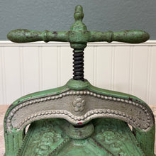 Load image into Gallery viewer, Antique Victorian Cast Iron Bookbinding Press Screw Nipping Press