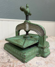 Load image into Gallery viewer, Antique Victorian Cast Iron Bookbinding Press Screw Nipping Press