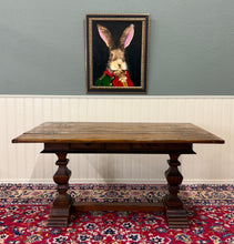 Load image into Gallery viewer, Antique French Flip Top Envelope Library Table Console Sofa Entry Table Oak