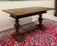 Load image into Gallery viewer, Antique French Flip Top Envelope Library Table Console Sofa Entry Table Oak