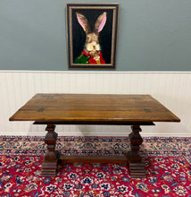 Load image into Gallery viewer, Antique French Flip Top Envelope Library Table Console Sofa Entry Table Oak