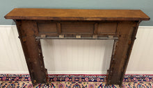Load image into Gallery viewer, Antique English Fireplace Mantel Surround Renaissance Revival Oak c.1920s-30s