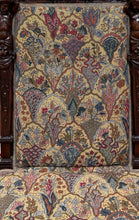 Load image into Gallery viewer, Antique French SET OF 8 Dining Chairs Upholstered Carved Walnut 19thC EXQUISITE