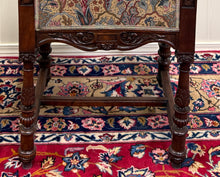 Load image into Gallery viewer, Antique French SET OF 8 Dining Chairs Upholstered Carved Walnut 19thC EXQUISITE