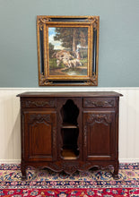 Load image into Gallery viewer, Antique French Sideboard Server Display Cabinet Carved Oak Louis XV c.1920s-30s