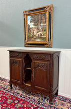 Load image into Gallery viewer, Antique French Sideboard Server Display Cabinet Carved Oak Louis XV c.1920s-30s