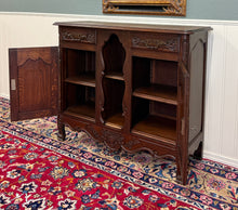 Load image into Gallery viewer, Antique French Sideboard Server Display Cabinet Carved Oak Louis XV c.1920s-30s