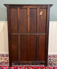 Load image into Gallery viewer, Antique French Gothic Linen Altar Wine Storage Cabinet Bookcase Bar Liquor Oak