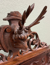 Load image into Gallery viewer, Antique French Buffet Server Sideboard Barley Twist Dark Oak Drawers 4 Tier 19C