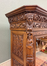 Load image into Gallery viewer, Antique French Renaissance Revival Bookcase Cabinet Side Doors Oak c. 1880s