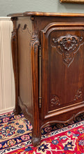 Load image into Gallery viewer, Antique French Sideboard Server Buffet Carved Dark Oak Louis XV c. early 20th c