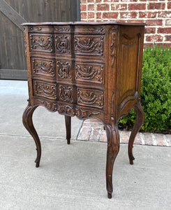 Antique French Country Chest of Drawers Lingerie Cabinet Nightstand with Keys