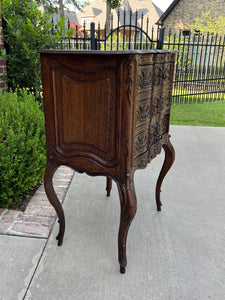 Antique French Country Chest of Drawers Lingerie Cabinet Nightstand with Keys