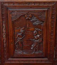 Load image into Gallery viewer, Antique French Breton Jam Cabinet Cupboard Storage Drawer Carved Oak 19th C