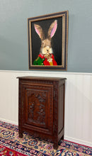 Load image into Gallery viewer, Antique French Breton Jam Cabinet Cupboard Storage Drawer Carved Oak 19th C