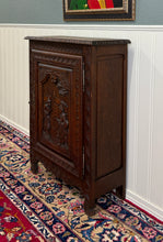 Load image into Gallery viewer, Antique French Breton Jam Cabinet Cupboard Storage Drawer Carved Oak 19th C