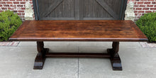 Load image into Gallery viewer, Antique French Farm Table Dining Library Table Desk Farmhouse Oak 94&quot; 19th C