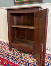 Load image into Gallery viewer, Antique French Breton Jam Cabinet Cupboard Storage Drawer Carved Oak 19th C