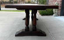 Load image into Gallery viewer, Antique French Farm Table Dining Library Table Desk Farmhouse Oak 94&quot; 19th C