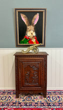Load image into Gallery viewer, Antique French Breton Jam Cabinet Cupboard Storage Drawer Carved Oak 19th C