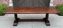 Load image into Gallery viewer, Antique French Farm Table Dining Library Table Desk Farmhouse Oak 94&quot; 19th C