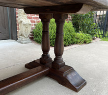 Load image into Gallery viewer, Antique French Farm Table Dining Library Table Desk Farmhouse Oak 94&quot; 19th C