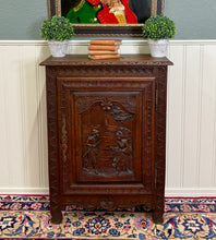 Load image into Gallery viewer, Antique French Breton Jam Cabinet Cupboard Storage Drawer Carved Oak 19th C