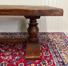 Load image into Gallery viewer, Antique French Dining Farmhouse Monk Refectory Monastery Table Baluster Pedestal