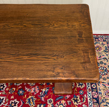 Load image into Gallery viewer, Antique French Dining Farmhouse Monk Refectory Monastery Table Baluster Pedestal