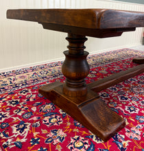 Load image into Gallery viewer, Antique French Dining Farmhouse Monk Refectory Monastery Table Baluster Pedestal