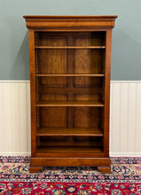 Load image into Gallery viewer, Vintage French Louis Philippe Bookcase Display Cabinet Cherry Mid 20th c