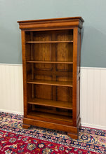 Load image into Gallery viewer, Vintage French Louis Philippe Bookcase Display Cabinet Cherry Mid 20th c