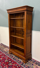 Load image into Gallery viewer, Vintage French Louis Philippe Bookcase Display Cabinet Cherry Mid 20th c