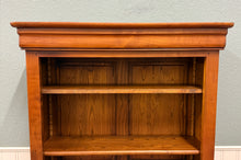 Load image into Gallery viewer, Vintage French Louis Philippe Bookcase Display Cabinet Cherry Mid 20th c