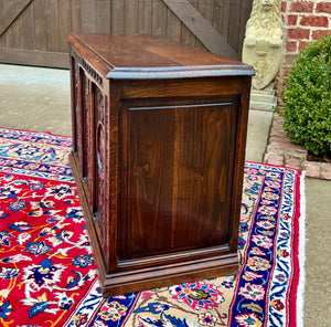 Antique English Trunk Chest Blanket Box Storage Coffer Oak c. 1900s-1920s