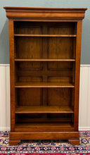 Load image into Gallery viewer, Vintage French Louis Philippe Bookcase Display Cabinet Cherry Mid 20th c