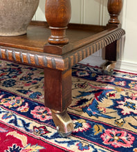 Load image into Gallery viewer, Antique French Trolley Tea Cart Pastry Cart Dumbwaiter 2-Tier Oak c. 1930s