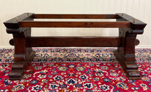 Load image into Gallery viewer, Antique French Dining Farmhouse Refectory Monastery Table Trestle Base Mid 19thC