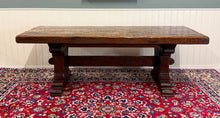Load image into Gallery viewer, Antique French Dining Farmhouse Refectory Monastery Table Trestle Base Mid 19thC