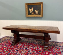 Load image into Gallery viewer, Antique French Dining Farmhouse Refectory Monastery Table Trestle Base Mid 19thC