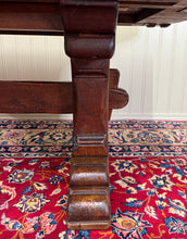 Load image into Gallery viewer, Antique French Dining Farmhouse Refectory Monastery Table Trestle Base Mid 19thC