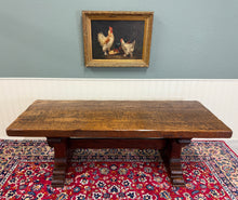 Load image into Gallery viewer, Antique French Dining Farmhouse Refectory Monastery Table Trestle Base Mid 19thC