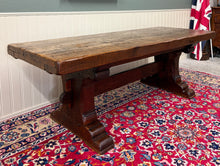 Load image into Gallery viewer, Antique French Dining Farmhouse Refectory Monastery Table Trestle Base Mid 19thC