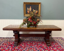 Load image into Gallery viewer, Antique French Dining Farmhouse Refectory Monastery Table Trestle Base Mid 19thC