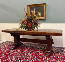 Load image into Gallery viewer, Antique French Dining Farmhouse Refectory Monastery Table Trestle Base Mid 19thC